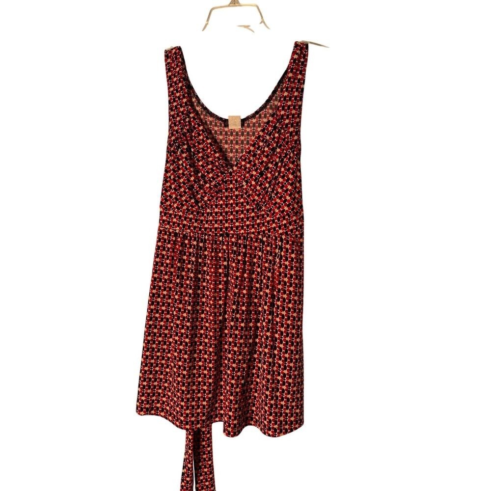 Cocomo‎ Red/Yellow Babydoll Tank Top Women's Size Large